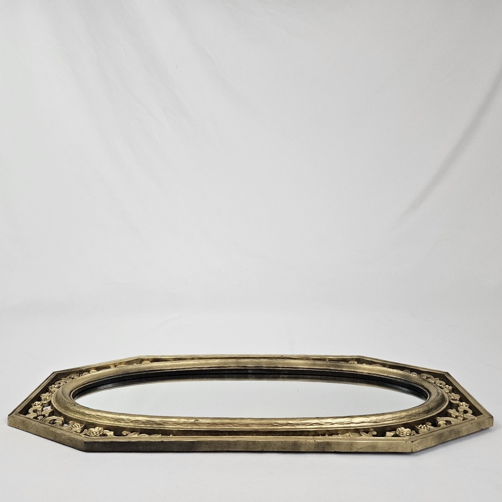 Vintage Hollywood Regency Gold Mirror Dart Ind 1964 MCM French Ornate - Picture 5 of 13